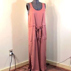 Banana Republic Blush Sleeveless Long Dress